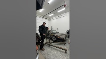 Super easy Engine Hoist trick for any home Mechanic! #project #fyp #engine #mechanic #information