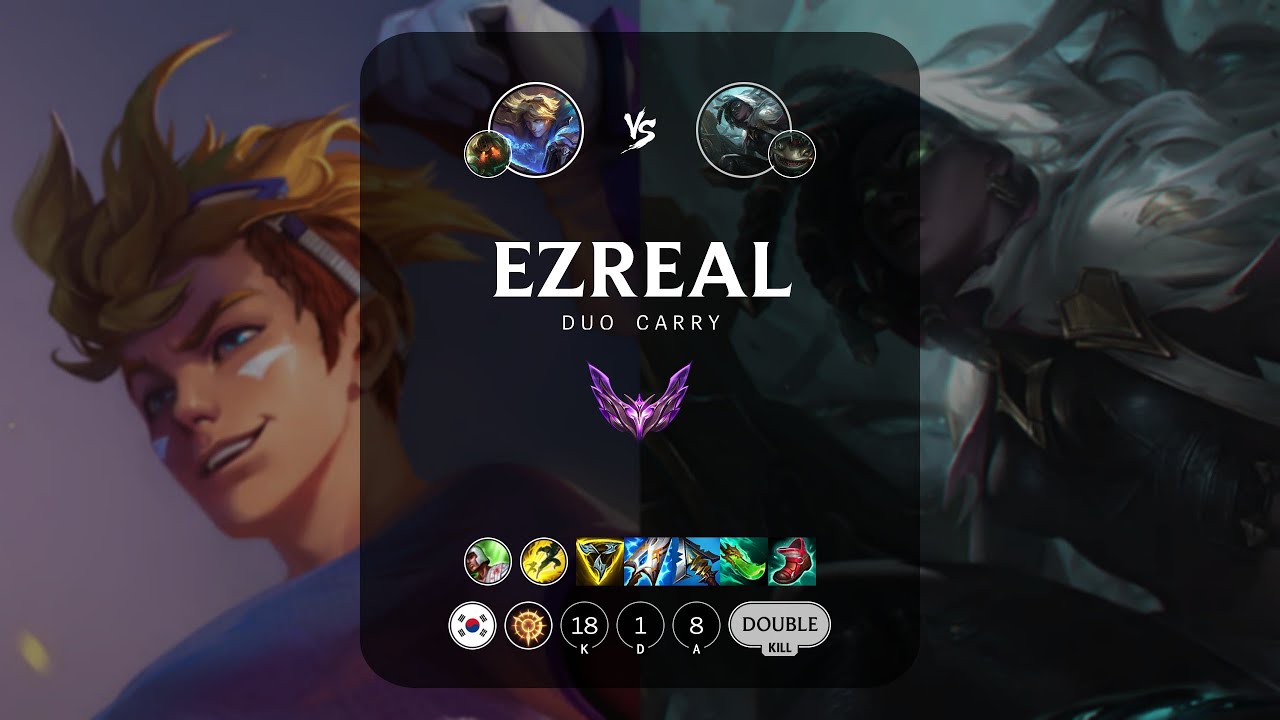 Ezreal ADC vs Senna - KR Master Patch 13.24
