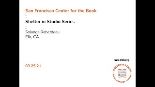 Shelter in Studio: Solange Roberdeau