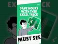 Auto Serial Number in Excel in Seconds | Smart Fill Trick 🔢✨#shortfeed