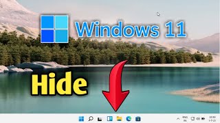 windows 11 taskbar hide | windows 11 taskbar settings  | windows11 taskbar soft keyboard screenshot 5