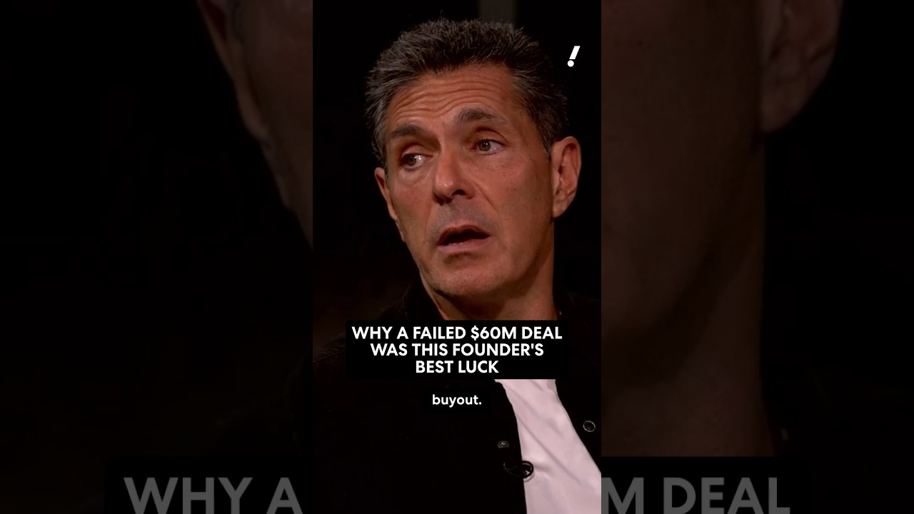 Why a failed $60M deal was this founder's best luck. 🍀