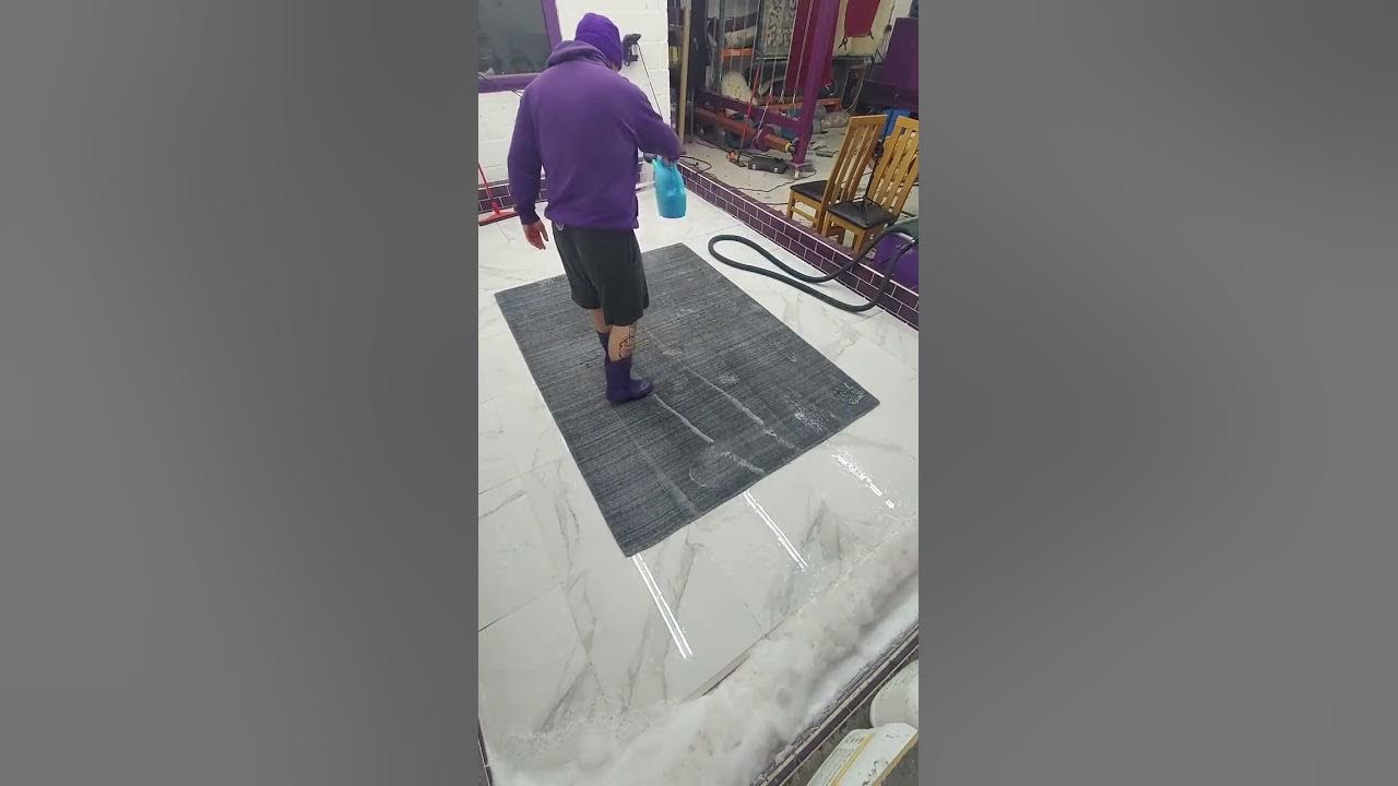 4 minutes of genuinely dirty Viscose rug cleaning, Relax & Enjoy YouTube