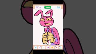 Drawing Evil JAX (TADC) in Roblox Speed Draw #roblox #art #speeddraw
