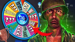 The wheel of fortune decides which game I get platinum! screenshot 2