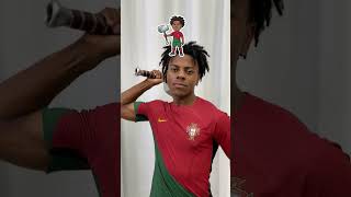 Give candy to Ronaldo, Haaland, and Mbappé🍭 #ronaldo #haaland