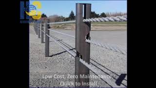 ArmorWire: Cable Barrier Crash Test