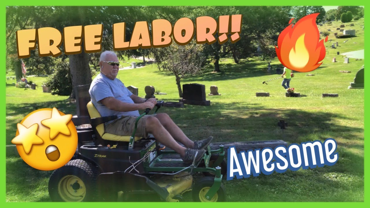 A HELPING HAND LAWN CARE GUY MOWED FOR FREE !! YouTube