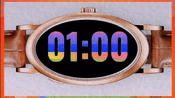 60 seconds / 1 minute countdown timer with sound effect