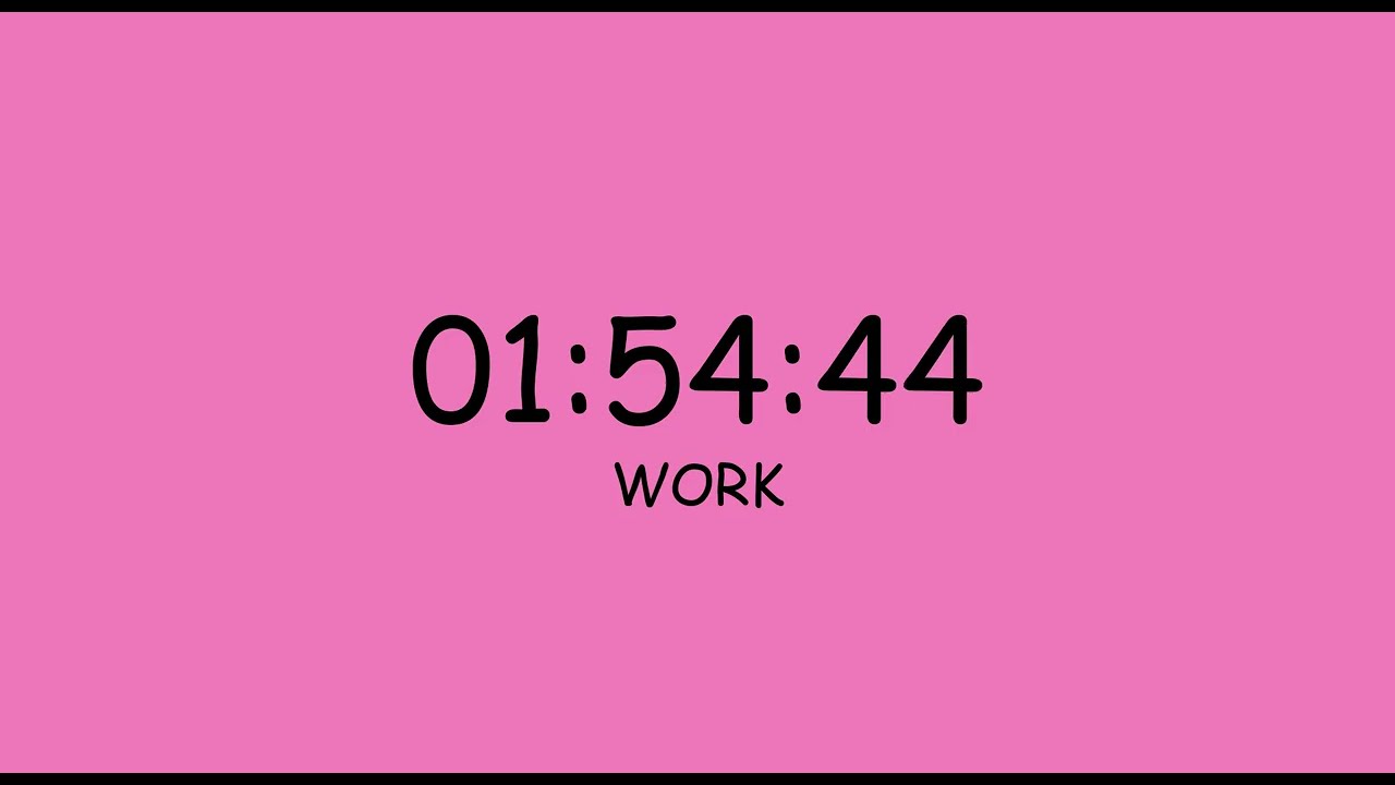 DO IT! | POMODORO 2h | Silent Focus Countdown for High-Impact Work