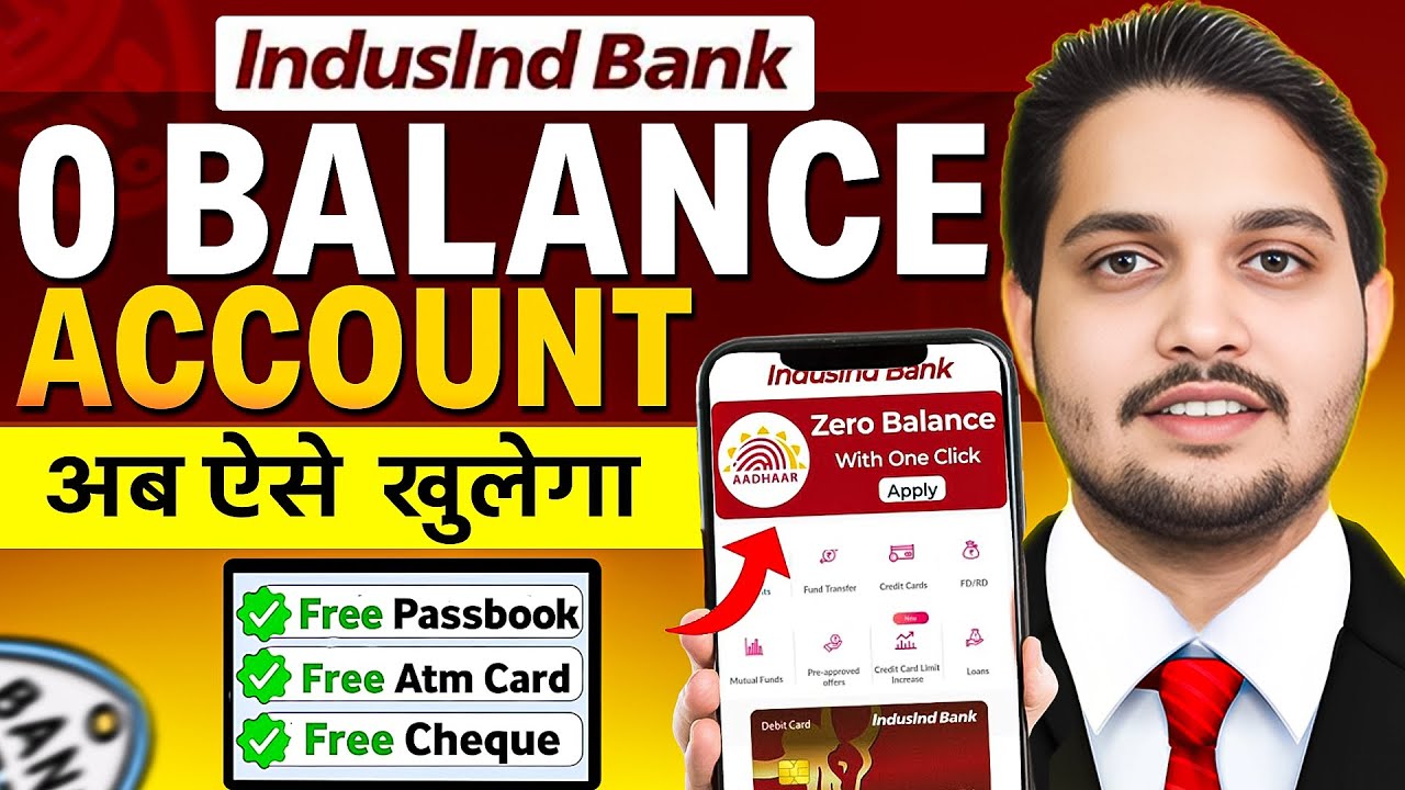 IndusInd Bank Account Opening Online 2026 | Indusind Bank Zero Balance Account Opening Online