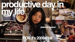 Information a REALISTIC and PRODUCTIVE study day in my life *pretending its 2000s fall* Update