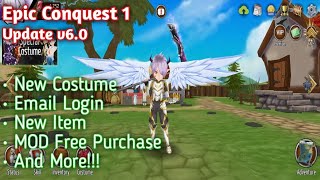 Epic Conquest 1 MOD Free Purchase APK v6.0 New Update | Email Login, New Costume and More!!!! screenshot 2