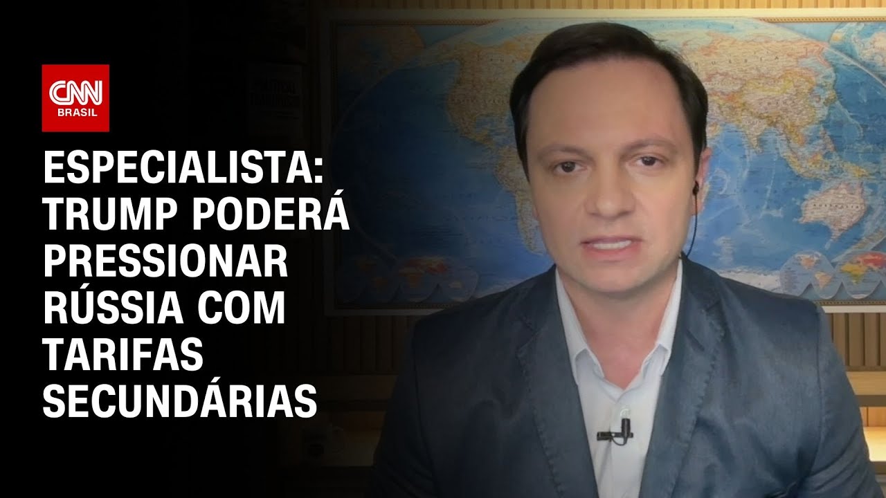 Especialista: Trump poderá pressionar Rússia com tarifas secundárias | AGORA CNN