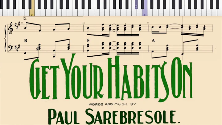 Ragtime piano solo : Get Your Habits On (Dorian He...