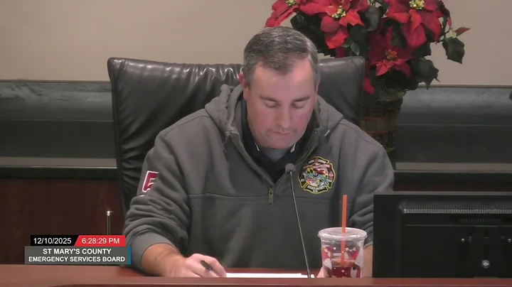 12/10/25 Emergency Services Board