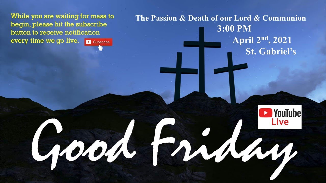 Good Friday Mass YouTube
