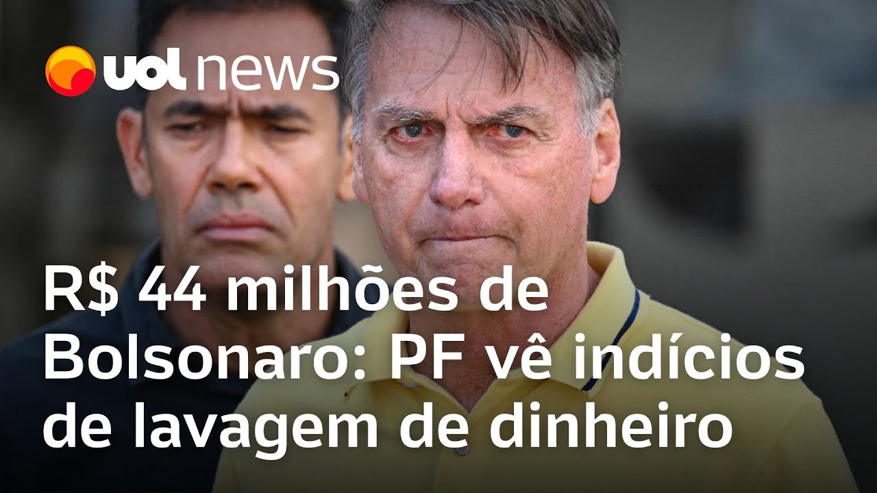Bolsonaro recebeu R$ 44 milhões desde 2023, metade no Pix, e PF vê indícios de lavagem de dinheiro