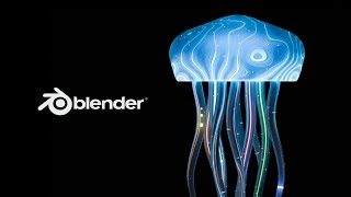 Satisfying Jellyfish Looping Animation in Blender