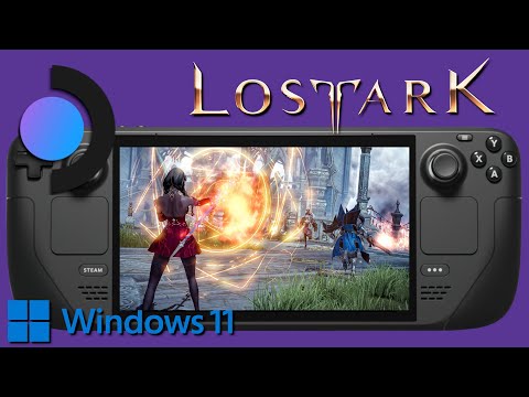 Lost Ark on Steam Deck Windows 11 Docked with Keyboard and Mouse