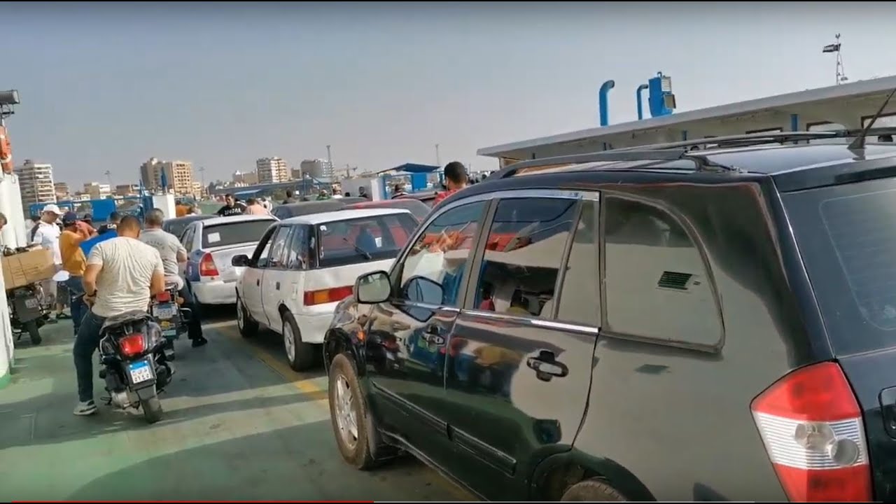 تجربة معدية بورسعيد و بورفؤاد بالسيارة - port said ferry