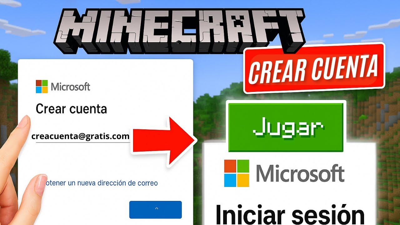 Como Crear una Cuenta de MICROSOFT para Minecraft Bedrock en Celular 📱 ...