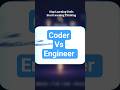 Coder Vs Engineer #engineer #coder #shorts