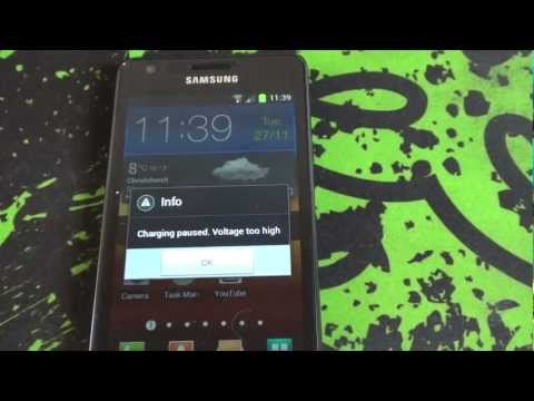 Samsung Galaxy S2 Problem - Charging paused. Voltage too high - RESOLVED