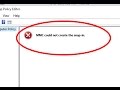 How to fix MMC could not create the snap-in windows 10/8/7