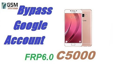 Remove Google Account Samsung C5 ,6.0 FRP Lock Reset