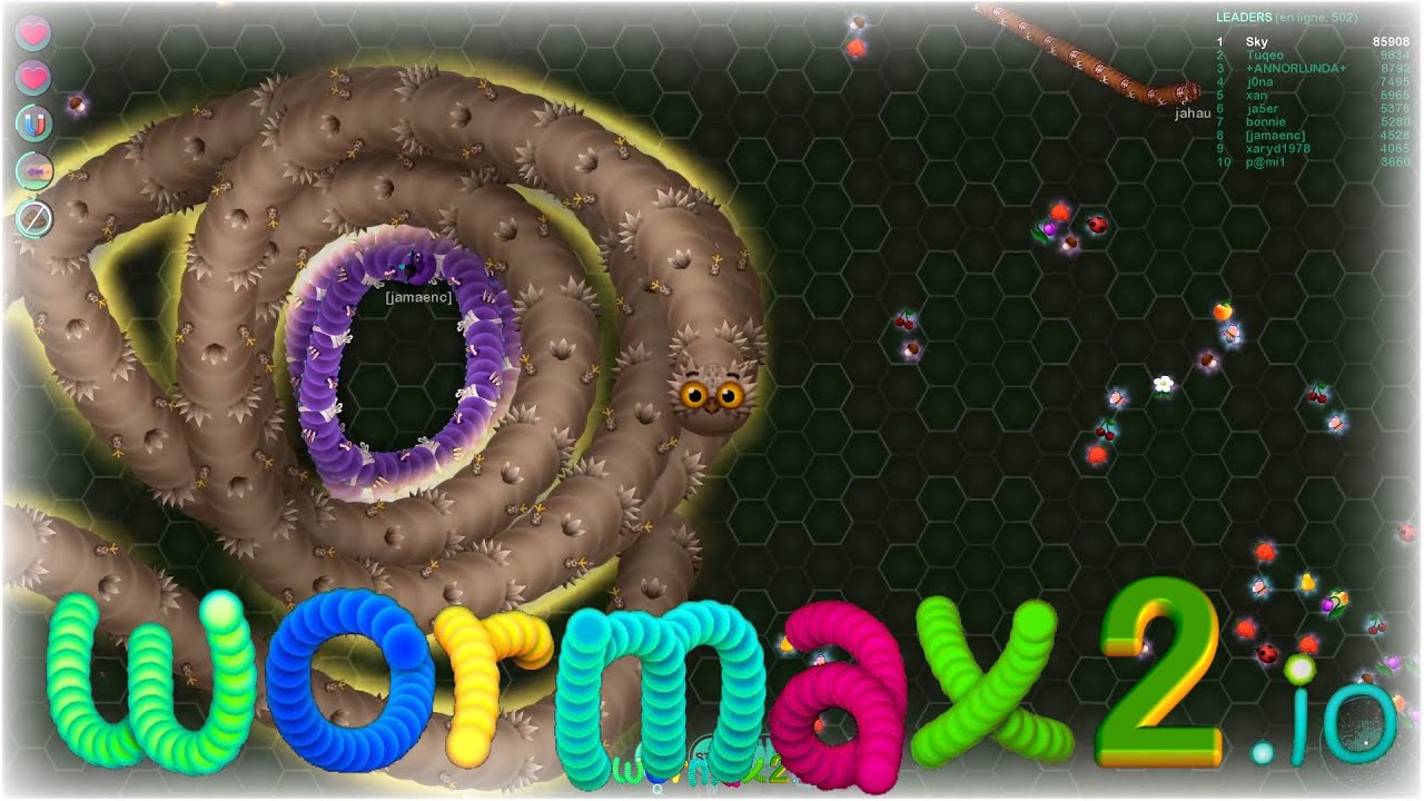 Wormax2.io (Snake Gameplay).