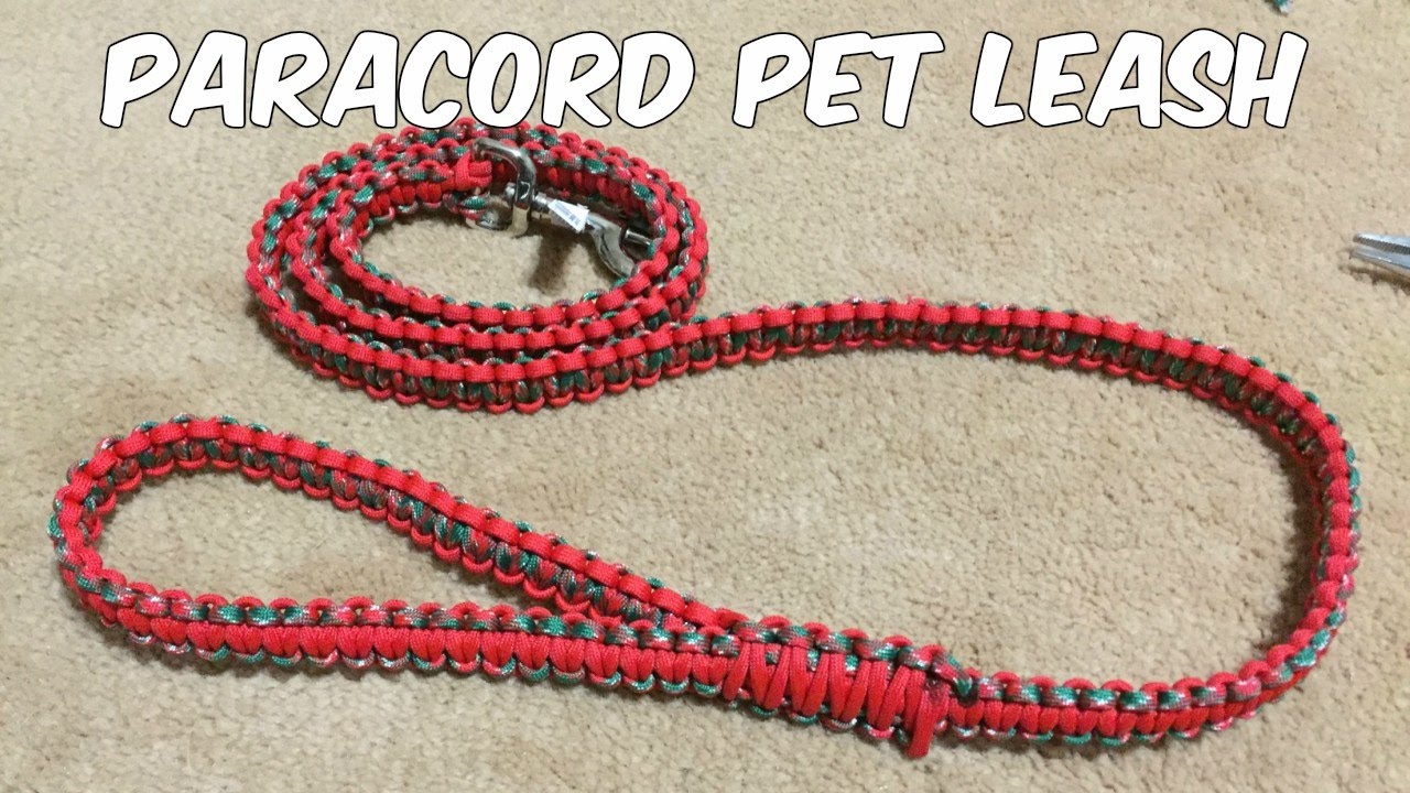 paracord leash handle