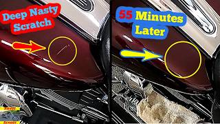 AMAZING! Step by Step HOW To Fix Bad SCRATCHES & CHIPS in Paint... Motorcycle, Car, Truck!