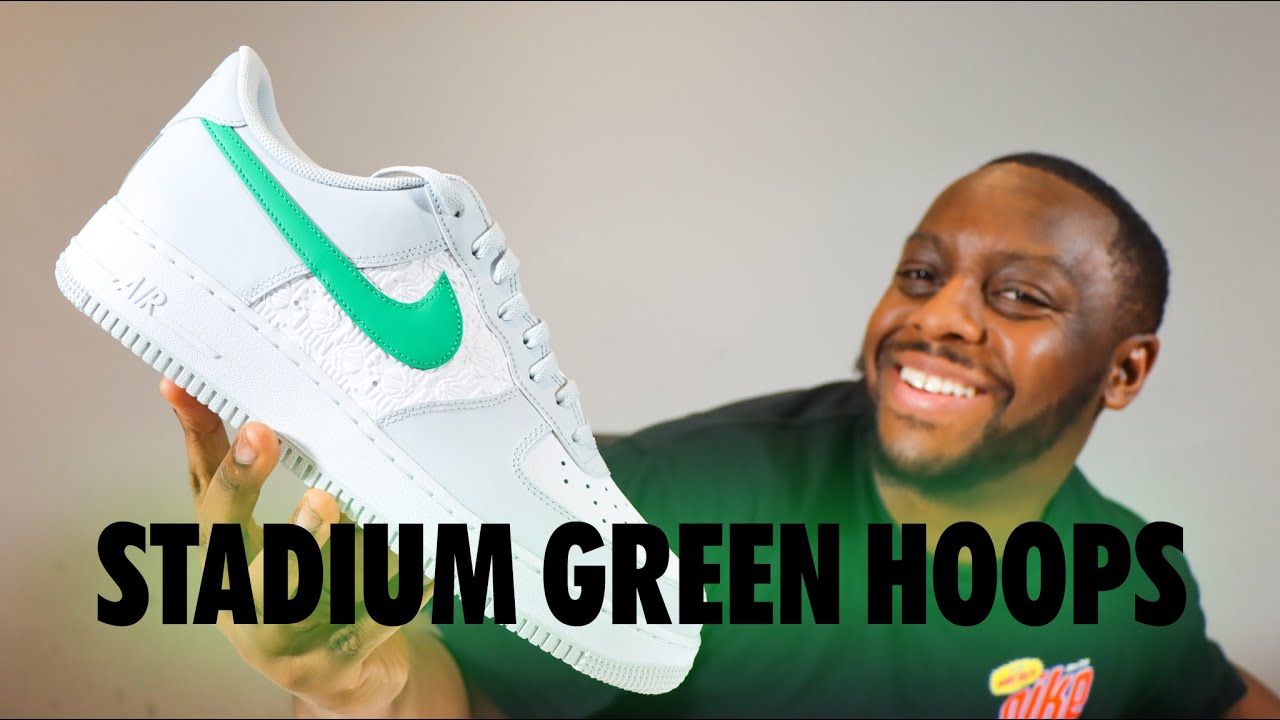 Nike Air Force 1 Outdoor Green On Feet Sneaker Review