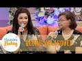 Magandang Buhay: Regine becomes emotional as she talks about how strong her mother is