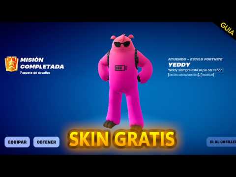 COMO CONSEGUIR UNA SKIN COMPLETAMENTE GRATIS EN FORTNITE DE GOOGLE PLAY | T2C7 Duelo Final 2026