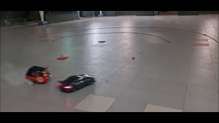 Realistic Rc Drift - Mr Bean TukTuk chasing Nissan Fairlady (Usukani D3t Yd2s)