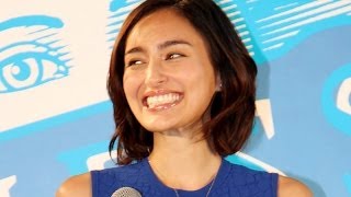 長谷川潤「ちゅるちゅると快感という感じ」 「ANESSA（アネッサ）」CM発表会(1)