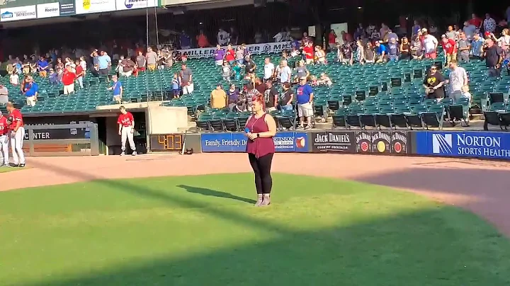 Jennifer Hogue Louisville Bats Game