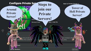 Steps to join our Private Servers