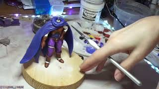Chrono Trigger Magus Sculpture Painting - Sped up WIP 03