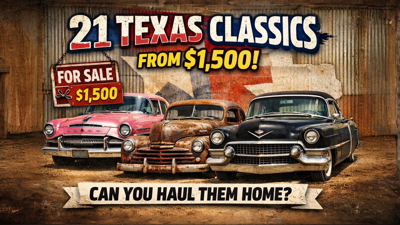 Selling Fast! 21 Cheap Vintage Cars From Real Owners