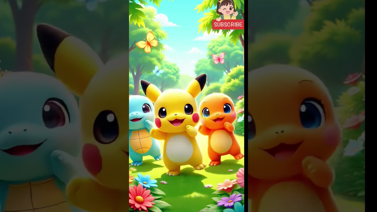 Pikachu & Friends: The Ultimate Dance Party! ⚡🔥🐢 