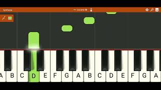 French anthem La Marseillaise | Piano | Synthesia