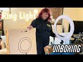 Unboxing Ring Light! || #HyltonsFamilyVlog #unboxingringlight