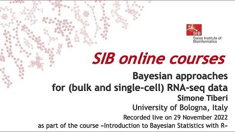 Bayesian approaches for (bulk and single-cell) RNA-seq data (2 of 4)