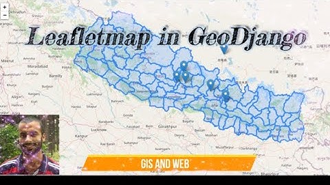 How to load the leaflet map in the Geodjango || leaflet || WebGIS || Geodjango ||GIS ||