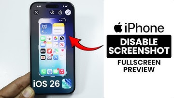 [iOS 26] How To Disable iPhone Screenshot Fullscreen Preview - Turn Off Screenshot Preview