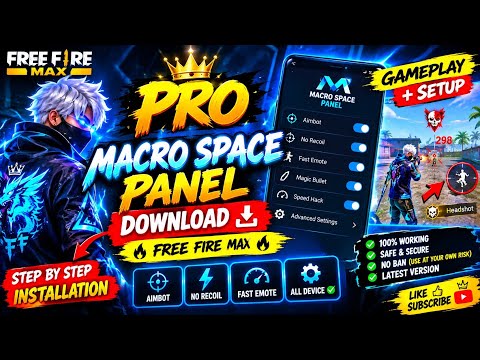 🔥PRO MACRO SPACE PANEL SET-UP VIDEO 🔥