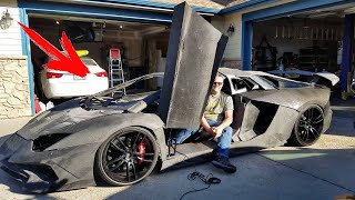 Mężczyzna kupił drukarkę 3D i wydrukował z synem w garażu Lamborghini